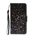 Samsung Galaxy A40 Case Phone Cover Flip Shockproof PU Leather with Stand Magnetic Money Pouch TPU Bumper Gel Protective Case Wallet Case Star