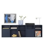 Muuto Stacked Hyllesystem Config. 8 Version 1, Midnight blue Blå