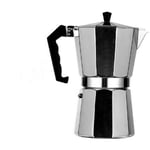 Ryoizen Cooking Espresso Stovetop Coffee Maker Moka Coffee Pot European Aluminum Coffee Pot Octagonal Coffee Cup, Min 1 Cup / 50ml, Max 12 Cup/600 ml