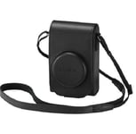 Panasonic Lumix DMW-PHS84XEK Premium Leather Camera Case for TZ100/TZ80 - Black