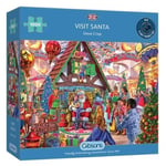 Gibsons Jigsaw Puzzle 1000 Piece - Christmas Visit Santa