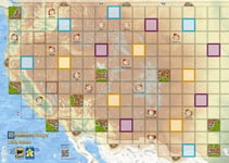 Carcassonne promos Maps USA West