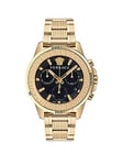 VERSACE Greca Action Chrono Mens Watch Stainless Steel, Gold, Men