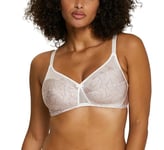 SANS COMPLEXE Complice_70SAD81 Soutien Gorge Classique sans Armature, Imprime Graphique Taupe, 95C Femme