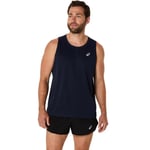 Asics Core Singlet XL Herr Blå - Lätt och Sval Tröja för Löpning
