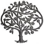 Fruit Tree with 3 Birds Recycled Steel