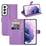 samsung Samsung Galaxy S22+ PU Wallet Case Purple