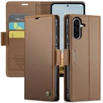 CASEME Samsung Galaxy A56 5G Fodral med RFID-blockering - Brun