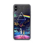 Phone Case Compatible for iPhone 11 Pro Cases Scratch-Resistant Shock Absorption Cover Morty Rick to The Dark Side of The Moon Crystal Clear