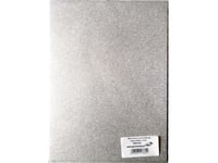 Double-Sided Silver Glitter Cardstock 23X33cm 5 Arc