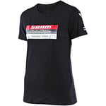 Troy Lee Designs Design Womens Sram Racing T-Shirt - Black / XLarge