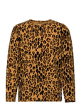 Basic Leopard Grandpa Tops T-shirts Long-sleeved T-shirts Multi/patterned Mini Rodini
