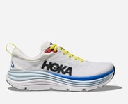 HOKA Gaviota 5 Chaussures en Blanc De Blanc/Virtual Blue Taille 43 1/3 Large | Route