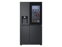 Lg Instaview Gsxe90evdd, Fristående, Amerikansk Dörr, Svart, 3 Dörr/Dörrar, Essence Black Steel, Röra