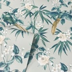 Floral Birds Wallpaper