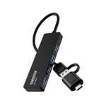 OBERSTER Hub USB C, 4-Port USB Extension pour MacBook Pro/Air, Ultra-Slim USB Splitter Multiport Adapter 5Gbps Data Hub pour Xbox,Ps4,Dell, HP, Surface Pro, Notebook PC