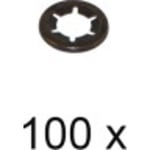 8 mm låsring. Förpackning om 100 st.