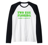 Two Egg Florida Coordinates Raglan Baseball Tee