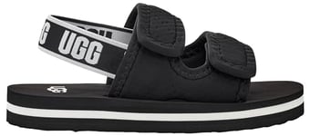 UGG Lennon Slingback Slide Sandal, Black, 2 UK Child