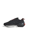 Adidas Men's AVRYN Sneaker, core Black/core Black/Solar red, 5 UK