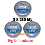 Dove Men + Care Ultra Care Hydra Cream Face, Hand and Body 250ml , 3 PACK 