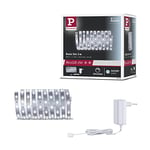 Paulmann 79856 LED MaxLED 250 kit de Base 3 m lumiÃšre du Jour IP20 INCL 1x24 Watts Strip Bande Lumineuse 6500 K, MatiÃšre Plastique, 12 W, Argent, Cavalier