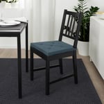IKEA IKEA JUSTINA stoldyna, mörkblå/randig, 42/35x40x4 cm, cm 42/35x40x4 cm