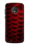 Red Arowana Fish Scale Case Cover For Motorola Moto G6