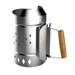Tepro Accessoire de Barbecue pour Allume-cheminée XL, pour Charbon de Bois et briquettes, en Acier galvanisé