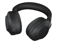 Jabra Evolve2 85, MS Stereo Headset Kabel & Trådlös Huvudband Kontor/callcenter USB Type-A Bluetooth Svart