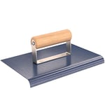 Bon 22-783 9 x 6-inch Wooden Handle Blue Steel Sidewalk Edger with 1/2-inch Radius and 5/8-inch Lip
