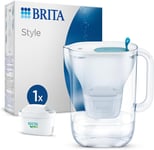 BRITA Style Water Filter Jug Blue (2.4 Litre) with 1x MAXTRA PRO All-in-1 cartr