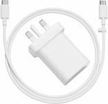 Genuine Google Pixel XL 6a 6 Pro 7 UK Wall Charger Plug & Type-C To C USB Cable