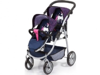 BAYER Stroller.for twins j.pink+grey 26508