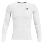 Under Armour HeatGear LS Compression Shirt Vit XX-Large Herr