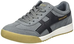 Skechers Homme Zinger-MANCHEGO Sneakers, Grey, 43 EU
