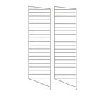 String - Golvgavel 115x30cm 2-pack mörkgrå - Hyllor & Hyllsystem - Grå - Metall