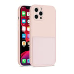 iPhone 12 Pro Max deksel med kortholder - Rosa