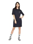 Armani Exchange Women's Icon Logo T-Shirt Dress Casual, Navy/Studs, L
