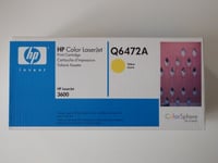 HP Q6472A 502A Yellow Toner Print Cartridge for LaserJet 3600 Genuine Original