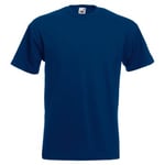 Fruit of the Loom Valueweight Crew Neck T Marin bomull 3XL Herr