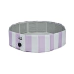 Little&Bigger HotSummer Hundpool Randig Lila 80 cm