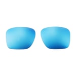 Walleva Ice Blue Polarized Replacement Lenses For Oakley Sliver XL Sunglasses