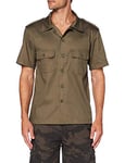 Brandit US Shirt Short Sleeve - Olive, 4XL