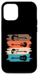 iPhone 14 Pro Electric And Acoustic Guitars Within Paint Brush Strokes Case