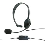 Konix Mythics Casque Gaming monoraural Filaire M-100 pour Xbox One - Microphone Anti-Bruit - Télécommande Incluse - Noir