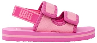 UGG Lennon Slingback Slide Sandal, Sugilite/Strawberry Milkshake, 1 UK Child