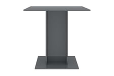 Be Basic Matbord grå högglans 80x80x75 cm spånskiva - Grå