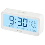 i-Star Portable Mini Alarm Clock With Room Temperature, Clear LCD Display
