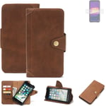 Wallet Case for Ulefone Armor 9 Protective Cover Cell Phone bag Brown